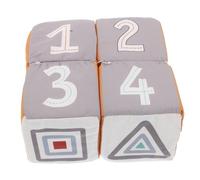 BESPORTBLE Bloques Blandos para Bebés Juguetes de Desarrollo Bloques Educativos de Tela Juguetes Sensoriales Material Suave para Aprendizaje 10 Piezas