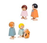 BESPORTBLE Bloques de Madera Educativos para Figuras Familiares Juguetes Cognitivos de Relación para Educación Temprana y Desarrollo Social