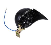 BESPORTBLE Bocina de Caracol un Tono para Coche y Motocicleta Altavoz Eléctrico Metálico Resistente Sonido Fuerte y Claro para Señalización en Ciudad y Carretera Instalación Sencilla