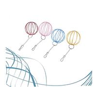 BESPORTBLE Bola de Hierba Tejida para Hámster Juguete Colgante Duradero para Mascotas Diversión y Ejercicio 1