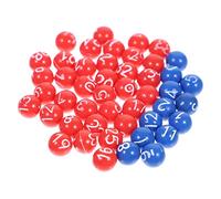 BESPORTBLE Bolas de Juego Esféricas para Lotería 1 Paquete de Bolas Numeradas Accesorios de Bingo para Fiestas Diseño Compacto para y Entretenimiento