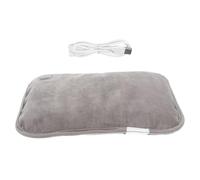 BESPORTBLE Bolsa Calentadora de Manos Recargable Calefacción Eléctrica | Tela de Felpa, Diseño Hueco Tipo Almohada, Mantenimiento Térmico Rápido, Uso Doméstico en Invierno