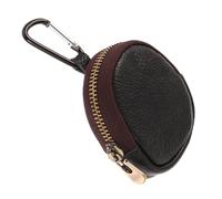 BESPORTBLE Bolsa De Almacenamiento Multifuncional Porta Cambio De Coche Monedero Linda Billetera Pequeña Bolsa De Viaje con Estampado De Vaca Linda Bolsa De Monedas Cartera De Oso Cuero Black