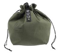 BESPORTBLE Bolsa de Almuerzo Isotérmica Cordón Ajustable Material de Grueso Tamaño Mediano Color Verde Militar Reutilizable y Portátil para Trabajo Escuela y Picnic