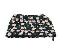 BESPORTBLE Bolsa De Cosméticos Pequeña Neceser De Mano con Flores Bordadas Bolso De Maquillaje con para