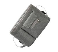 BESPORTBLE Bolsa De Pañales Multifuncional Para Cochecito, Bolso De Nailon Gris, Manillar Ajustable, Pañalera Grande Para Ñiño y Accesorios De Guardería, Uso Diario y Viaje
