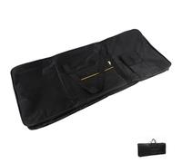 BESPORTBLE Bolsa de Teclado Electrónico de 61 Teclas, Funda Protectora Semirrígida en Tela Oxford Negra, Bolso de Mano Adecuado para Transporte y Almacenamiento en Eventos Musicales