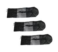 BESPORTBLE Bolsa De Transporte para Esterilla De Yoga 70x25 Cm, Bolsa De Yoga De Malla Ligera y Portátil, Juego De 3 Unidades, Material Plástico, para Ejercicios y Almacenamiento Al Aire Libre