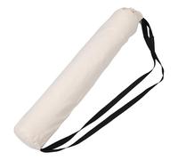 BESPORTBLE Bolsa de Yoga para Esterilla Mediana 15X88 CM Color Crema Cordón Ajustable Gran Capacidad y Dos Correas para Transporte Bolsa Organizadora Adecuado para Fitness y Pilates