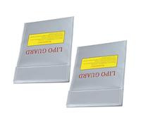 BESPORTBLE Bolsa Ignífuga para Batería Lipo Pequeña 18X23 CM Resistente al Fuego Calor 2 Unidades Cierre de Cremallera Protección Segura para Almacenamiento y Carga Hogar y Oficina