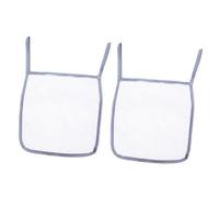 BESPORTBLE Bolsa Organizadora Colgante para Cochecito de Niño 2 Piezas, Bolsa de Malla Color Claro, Práctica y Portátil para Pañales y Snacks, Compatible Todo Tipo de Carritos, Adecuado