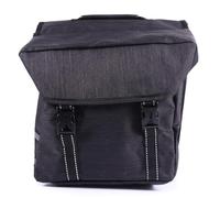BESPORTBLE Bolsa para Bicicleta de Montaña Negra de Poliéster Gran Capacidad de 25l y Bolsillos Laterales Adecuado para Ciclismo y Viajes