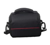 BESPORTBLE Bolsa para Cámara Réflex Negra Bandolera Ajustable de Nylon Resistente Funda Compacta Bolsillo de Malla para Lentes y Accesorios Bolsa Portátil de Transporte para Fotografía y