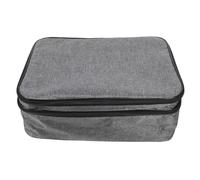 BESPORTBLE Bolsa para Documentos Multifuncional Gris de Gran Capacidad con Doble Cremallera y Cierre con Código, Funda de Viaje Segura con Múltiples Compartimentos para Tarjetas y Papelería