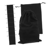 BESPORTBLE Bolsa para Gafas de Esquí y Moto 25x14 Cm Microfibra 10 Unidades Cordón Ajustable Protección Polvo Almacenamiento para Deportes de Invierno y Viajes al Aire Libre