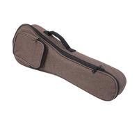 BESPORTBLE Bolsa Para Ukelele De Diseño Simple Moderna y Cremallera Mochila Para Ukelele Bolsa Estuche Creativo Para Exteriores Color Gris