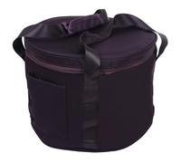 BESPORTBLE Bolsa Portátil para Cuencos Cantores de 12 Pulgadas, Estuche Protector de Poliéster y Algodón Color Púrpura con Asa, Cremallera y Forro Interior, Adecuado para Almacenamiento