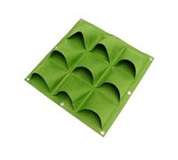 BESPORTBLE Bolsas de Fieltro para Plantas Colgantes Maceta Vertical para Jardín Exterior Interior Contenedor Ecológico para Pared Verde