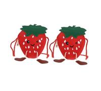 BESPORTBLE Bolso Bandolera De Fresa para Niñas Diseño Divertido Ideal para Accesorios