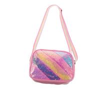 BESPORTBLE Bolso Bandolera para Niñas Bolso Bandolera con Lentejuelas Brillantes Bolso De Mano Arcoíris para Mujer Bolso Bandolera Rectangular para Niñas Recuerdo De Fiesta De Sirena