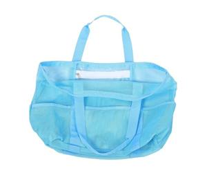 BESPORTBLE Bolso de Hombro de Malla para Playa Bolsa de Almacenamiento Portátil para Viaje Bolsa de Playa para Almacenamiento de Juguetes Toallas y Chanclas para Niña y Exterior