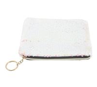 BESPORTBLE Bolso de Lentejuelas para Mujer Cremallera Rosa | Almacenaje Cosmético y Monedas, Uso Diario y Compras, Estilo Delicado y Creativo