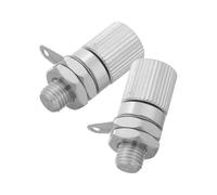 BESPORTBLE Bornes de Conexión de Cobre Conector Banana 4Mm M6*23 2 Unidades Terminales de Puesta a Tierra para Altavoces y Amplificadores de Alta Corriente Accesorios para Pruebas de