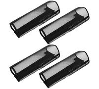 BESPORTBLE Botas de Malla Transpirables para Patas de Caballo 4 Piezas Negras, Funda Protectora Antimoscas y Antideslizante para Verano, Cobertura Ligera para Equitación y Entrenamiento