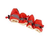 BESPORTBLE Botas para Perros Zapatos Portátiles Botas De Nieve para Perros Botas De Lluvia para Perros Cascos para Niños Construcción Zapatos Calientes para Perros Zapatos Cálidos para