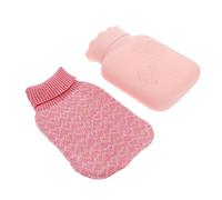 BESPORTBLE Botella De Agua Caliente Relajación Saco De Agua De Mano De Invierno Botella De Mano De Calentamiento Bolsa De Agua De Botella Caliente Cama Bolso Con Cubierta Bebé Gel De Sílice