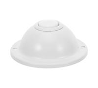 BESPORTBLE Botón de Timbre LED Cable de Hierro, Redondo, Blanco, Montado en Pared, Activación de Alta Sensibilidad, Instalación Fácil, para Interior y Exterior