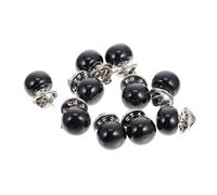 BESPORTBLE Botones Ocultos sin Costura Negros 10 Piezas Accesorios Ropa para Mujer Chal Seguridad para Camisas y Cardigans Uso Diario Desmontables