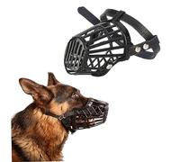 BESPORTBLE Bozal De De Plástico para Medianos Muzzle De Cesta Transpirable para Mordidas y Ladridos