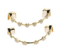 BESPORTBLE Brackets De Gemas De Moda Parrilla Chapada Estilo Hip Hop Joyería Bucal Gemas De Imitación Para Hombres Mujeres Fiestas Sesiones De Fotos