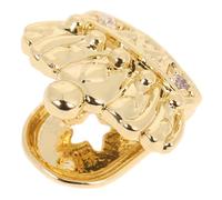 BESPORTBLE Brackets Dorados De Hip Hop Decoración De Halloween Parrilla Disfraz Dientes Postizos Joyería Para Mujeres Decoración Joyería Para Hombres Y Mujeres