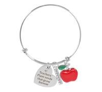 BESPORTBLE Brazalete De Inoxidable Ajustable Para Agradecimiento Especial Para Maestros Diversas Ocasiones