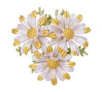 BESPORTBLE Broche Antiexposición De Broche Creativo De Margarita Para Mujer Para Banquete De Boda Especiales