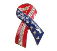 BESPORTBLE Broche De Ramillete De Aleación Bandera Estadounidense Accesorio Decorativo Para Ropa Adorno De Broche Día Independencia Prendedor De Aleación Pecho