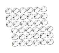 BESPORTBLE Broches de 3 Cm para Diy Base Redonda de Disco Cierres Versátiles para Accesorios Pack de 50 Piezas para Eventos y Manualidades