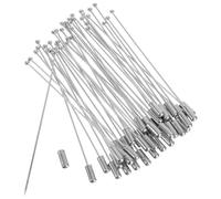 BESPORTBLE Broches de Seguridad Largos 90 Mm 40 Unidades de Color Claro para Accesorios de Ropa DIY y Broche para Vestidos de Solapa, Imperdibles Resistentes para Manualidades y Prendas