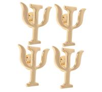 BESPORTBLE Broches Para Psicólogos Pin De Psiquiatra Elegantes De Aleación Set De 4 Piezas Para Mujer y Hombre Uso Oficina y Eventos Tamaño Pequeño