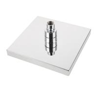 BESPORTBLE Cabezal de Ducha de Techo Cuadrado de 8 Pulgadas Luz LED y Cambio de Modo, Material Abs, Rociador para Baño Cómodo y Estético Rosca Interna G1/2 20mm