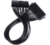 BESPORTBLE Cable de Extensión de Alimentación ATX 24p Macho a Hembra Conductor de Cobre Estañado y Cubierta de PVC, 30 Cm para Fuente de Alimentación Segura y Duradera