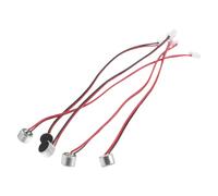 BESPORTBLE Cable Terminal de Micrófono Electret Condensador 5 Piezas, Inserción Previa con Puntos de Soldadura Seguros, Captura Estéreo Profesional para Grabar Música y Vídeos, Compatible