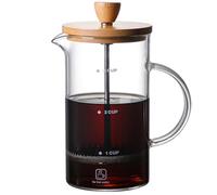 BESPORTBLE Cafetera Práctica de Vidrio Borosilicato 400 Ml Prensa Rápida y Filtro de Espuma Fina para Uso Doméstico en Cocina y Hogar