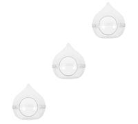 BESPORTBLE Caja De 3 Piezas baño de hámster Plato de baño de Arena para jerbos bañera de Chinchilla doméstica baño Hamster Accesorios Hamster decoración contenedor de hámster doméstico Tina