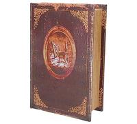 BESPORTBLE Caja de Almacenamiento Biblia de Madera Caja de Embalaje Navideña para Regalos para Decoración Bíblica Navideña y Recuerdo de Fiesta