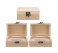 BESPORTBLE Caja de Almacenamiento para Aceites Esenciales 15ml, Estuche de Madera Espuma Antichoque, Organizador Individual de 3 Unidades para Viaje y Protección UV