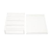 BESPORTBLE Caja de Incubación y Tapa con 4 Compartimentos Separados de Acrílico Transparente Capacidad 73ml para Almacenamiento Organizado y Optimización de Espacio para Laboratorio