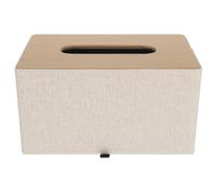 BESPORTBLE Caja de Pañuelos de Madera Contenedor Compacto para Servilletas Hogar Beige Diseño Ligero y Resistente al Agua para Oficina y Coche